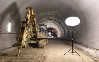 Construction tunnel high watt LED balloon light