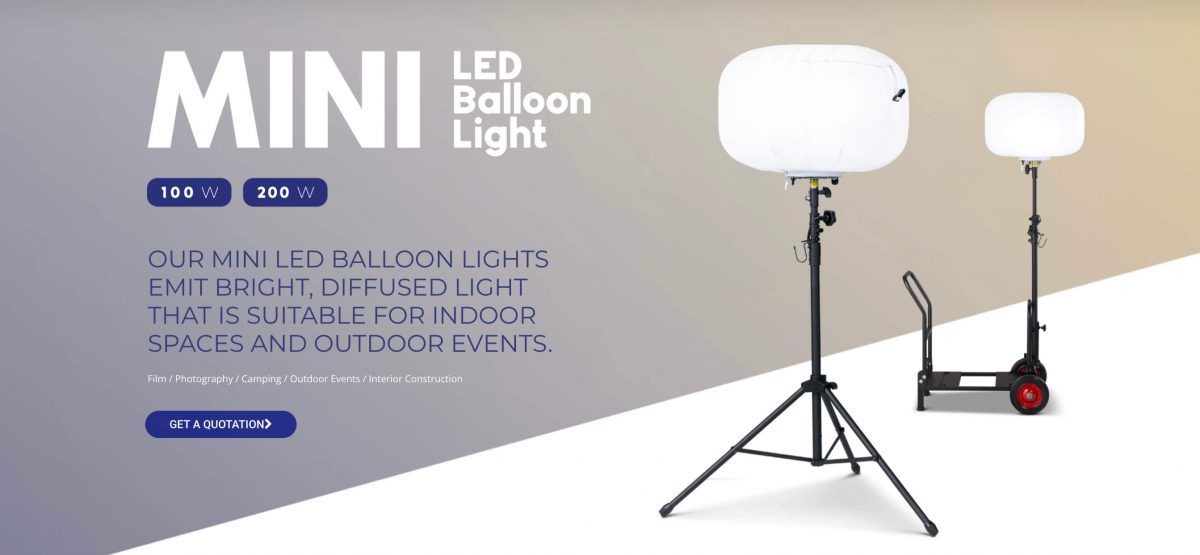 Portable Balloon Light Towers Mini Balloon Light Yuang Light