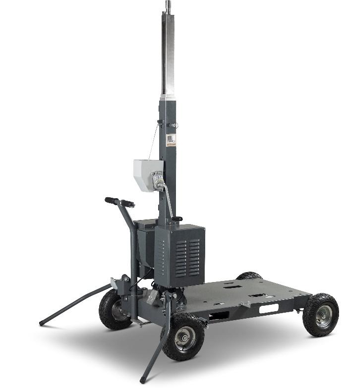 Battery Powered Light Tower Easy Carry, Portable Work Light