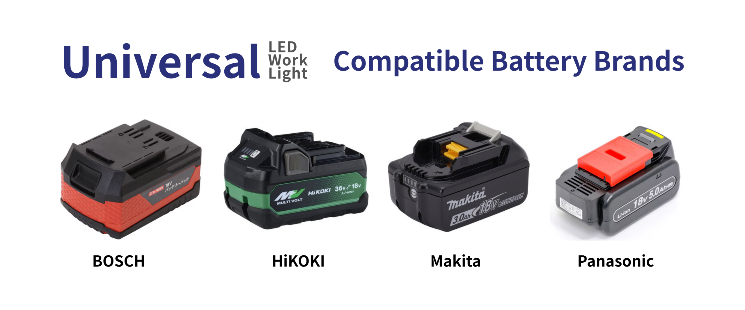 20W work light battery banner