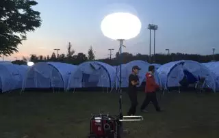 Outdoor activity work lighting tower