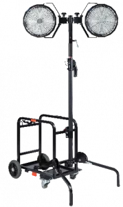 Equipped with generator and battery, mobile