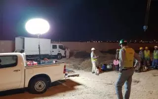 Portable Inflatable Construction Light Tower: